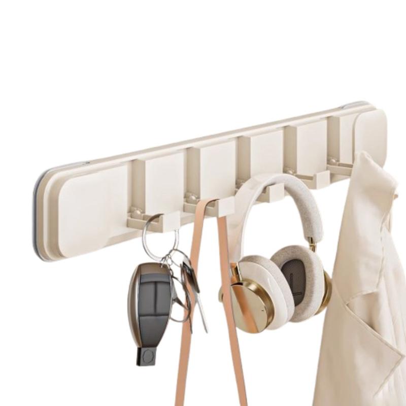 Product Introduction of Towel Holder Foldable 5 Hooks Suction Cup Hook Traceless Heavy Duty Hats Clothes Storage Hook Space Saving Wall Mount Robe Coat Hangers Bathroom Accessories 13