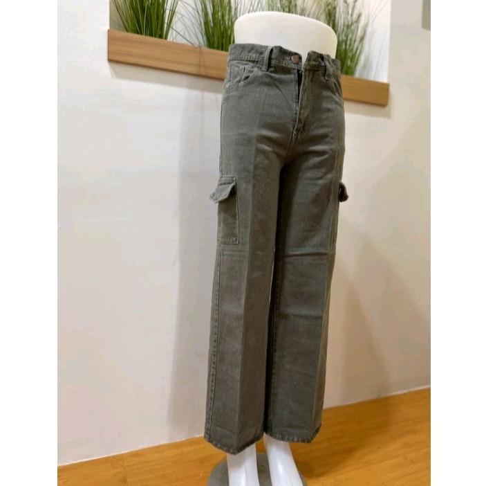 CELANA CARGO JEANS WANITA, CELANA WANITA High 4