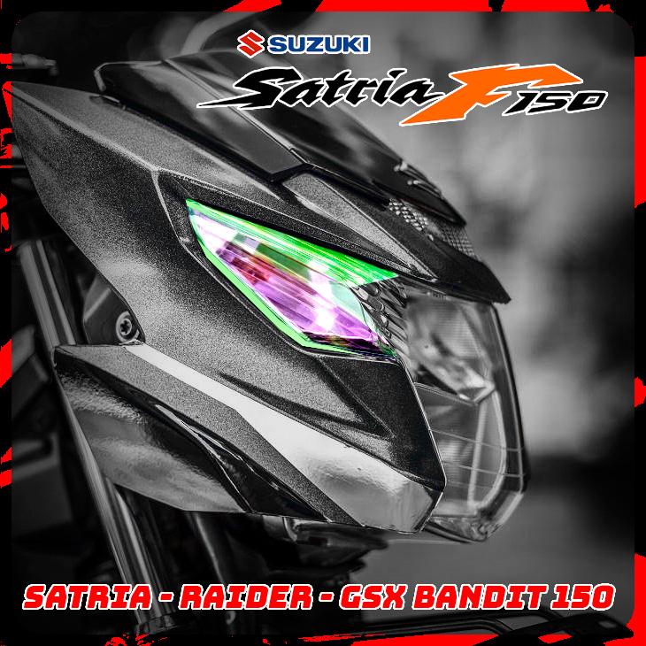 Decal dán ĐÈN XI NHAN Satria - Raider chuyển màu chống trầy ĐÈN XI NHAN xước 3 lớp Nhãn Dán Tem