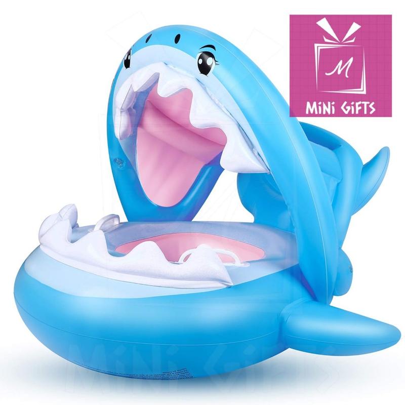 【Mini Gifts】Cute Designs Baby Pool Float with Canopy Swimmin - TikTok ...