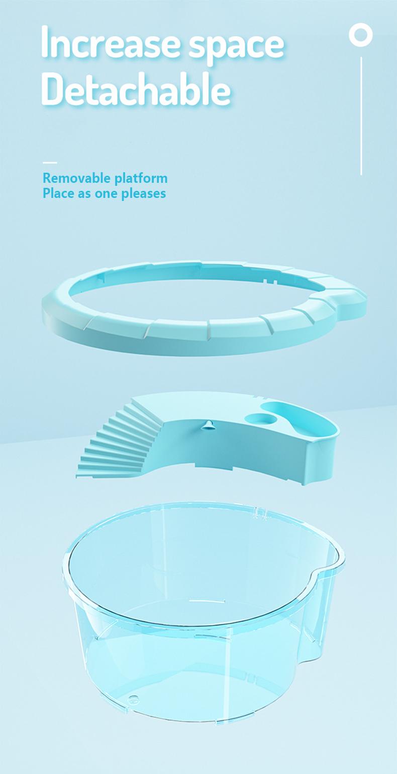 Product Introduction of with Cover Anti-Escape Platform Climbing Mini Tortoise Brazilian Tank Filter Water Pump Integrated Turtle Breeding Box 7