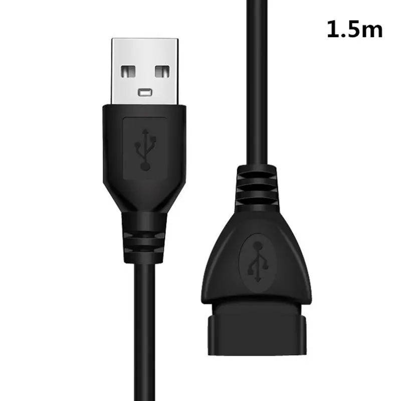 Cáp mở rộng cáp USB 2.0, Dây truyền dữ liệu có dây 0,6m / 1m / 1,5m, Tốc độ cực cao, Thích hợp cho máy chiếu hiển thị, Cáp mở rộng dữ liệu 7