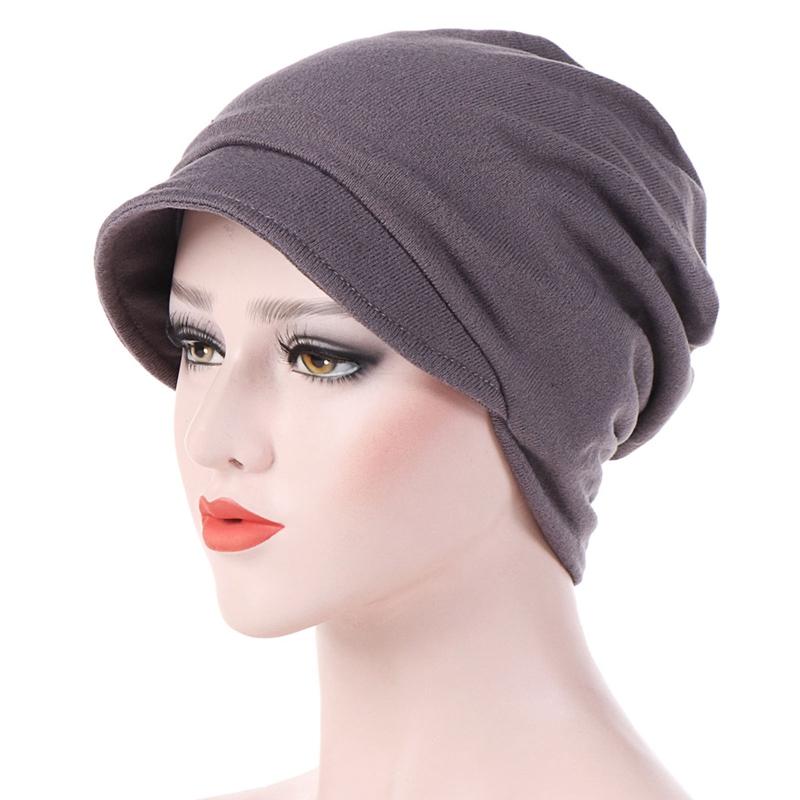 (BREEZES) Mũ Hóa Trị Ung Thư Cho Nữ, Mũ Beanie Có Nút Thắt Xoắn, Khăn Xếp Quấn Đầu, Khăn Quàng Cổ, Khăn Xếp, Mũ Quấn Đầu