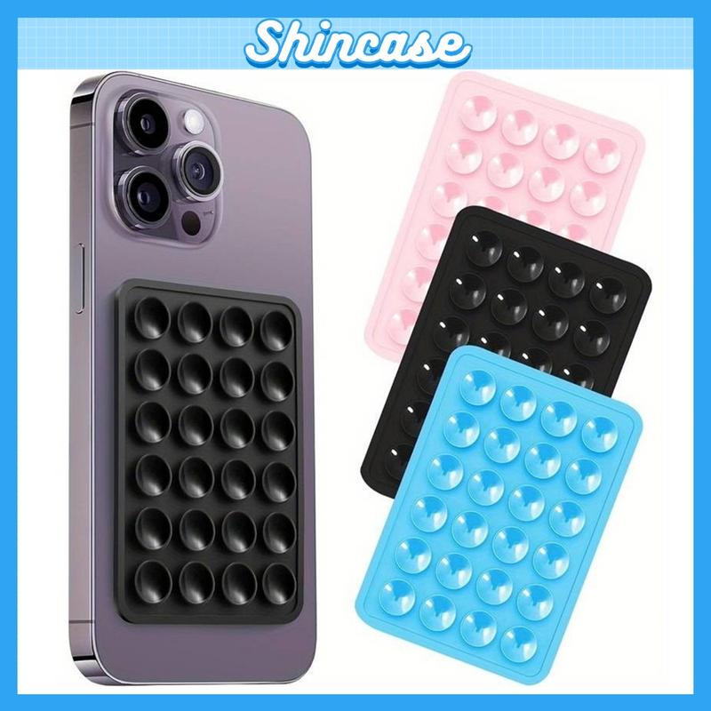 Tấm Hút Silicon Cho Điện Thoại Di Động Cố Định Cốc Hút Lưng Cao Su Silicon, Miếng Dán Dính Điện Thoại Silicon 2 Mặt