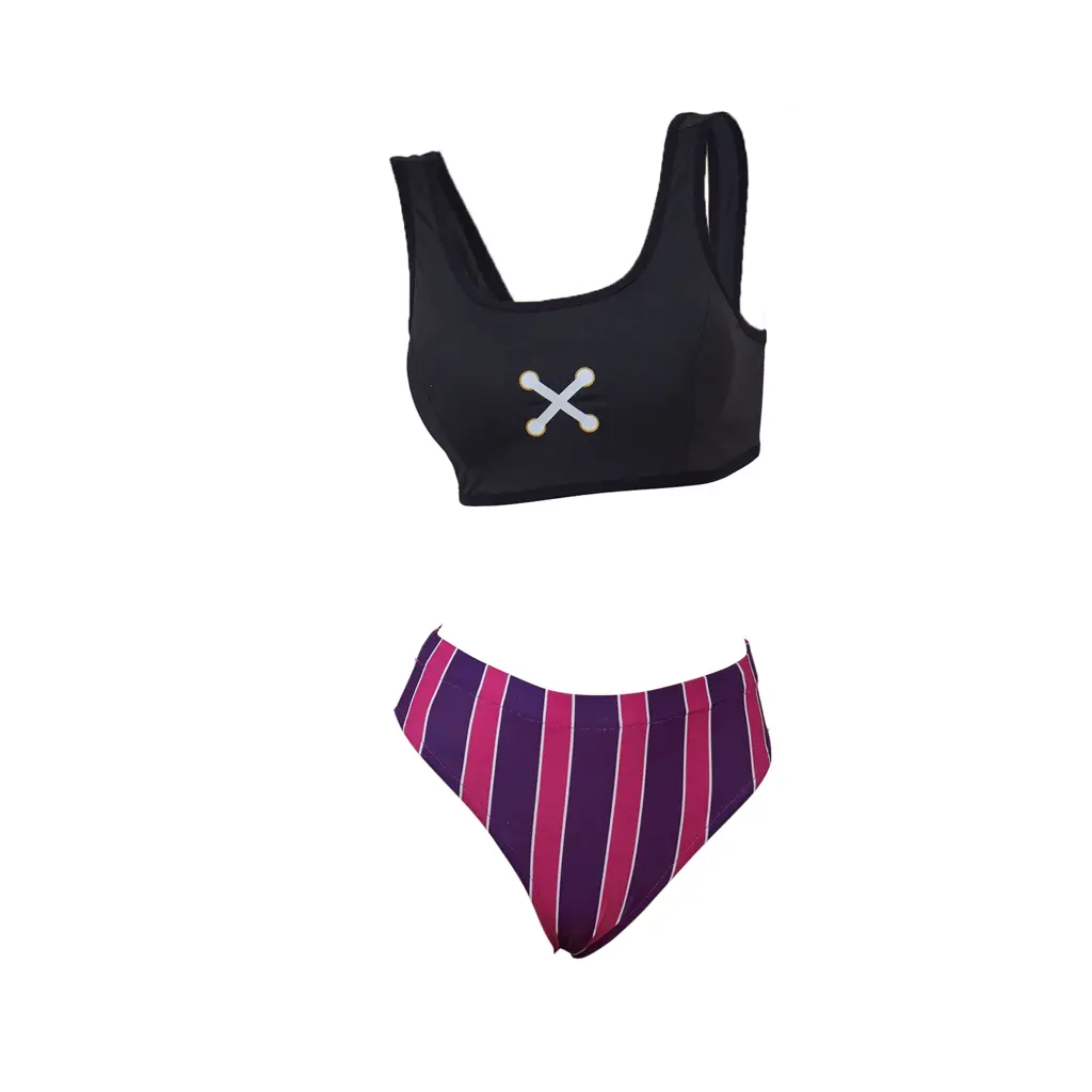 Game Arcane LOL Jinx Cosplay Costume Swimsuit Jinx Two Pieces Sexy Bikini Summer Beach Bathing Suit Halloween Jinx Outfits