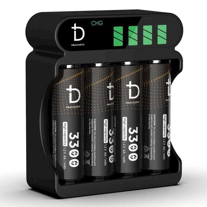 [HCM] Bộ Pin sạc cao cấp chính hãng dBacoustic C4000L ( Dòng pin sạc 3300mAh, sử dụng 8h-10h liên tục, Dock sạc USB, Type C) - Hàng Chính Hãng - Công Ty Thiên Phúc