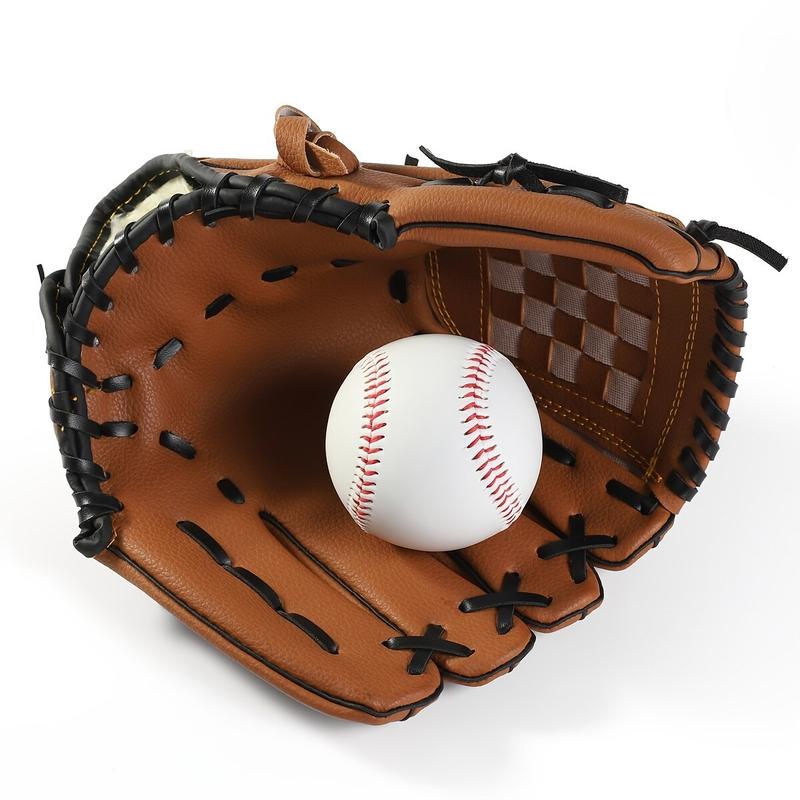 Soft & Durable Faux Leather Baseball Gloves - Perfect for Kids, Teens & Adults! 5