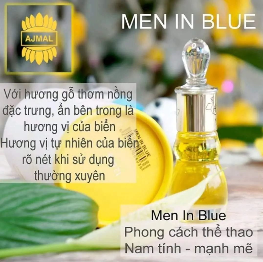 Tinh dầu nước hoa AJMAL  MEN IN  12ml -Nam tính và mạnh mẽ