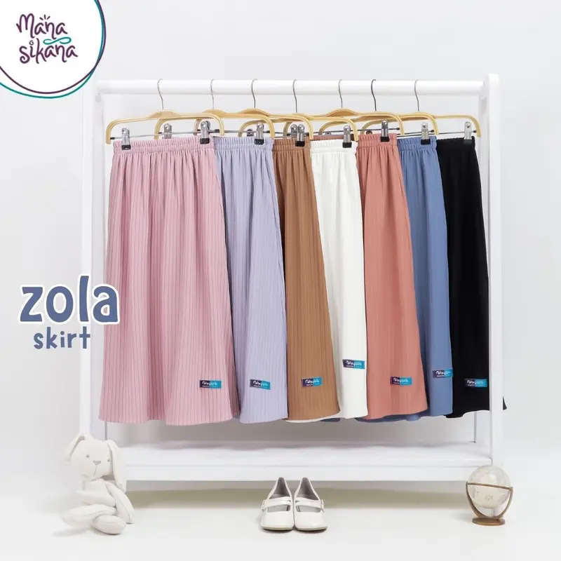 MANASIKANA Zola Skirt Rok Anak Perempuan Premium Knitt 3-13 tahun Fashion 3