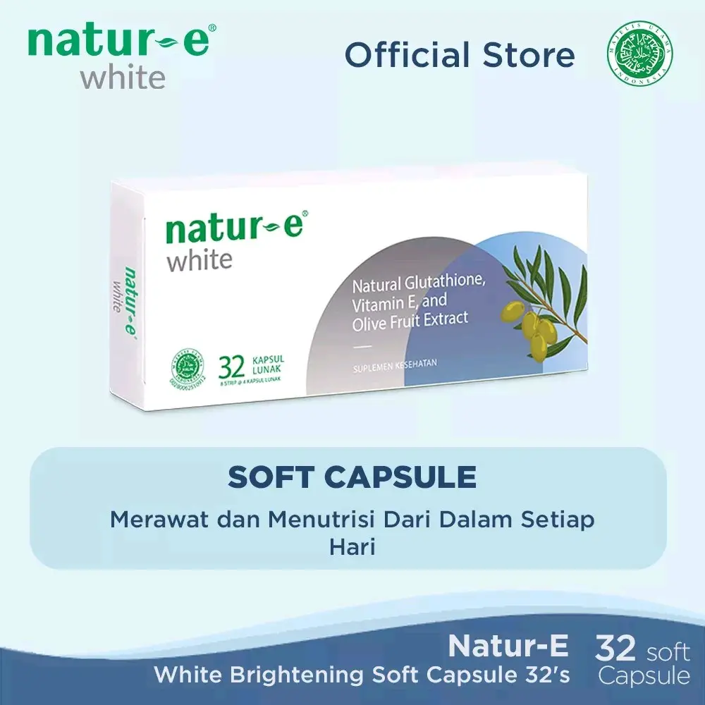 Natur E white Isi 32 Glutathione Mencerahkan