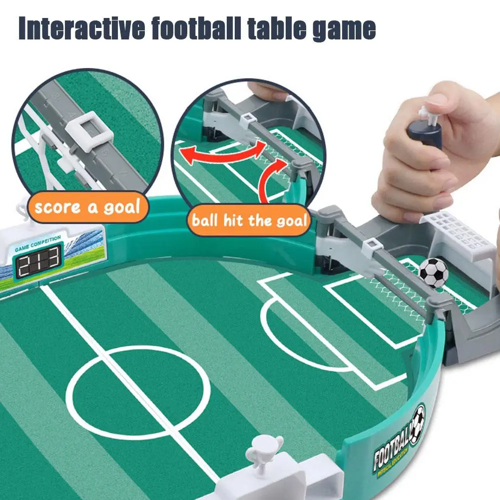 Interactive Football Table Game Interactive Kids Sports Family Two-player Toy Game Party Gifts Q6K2