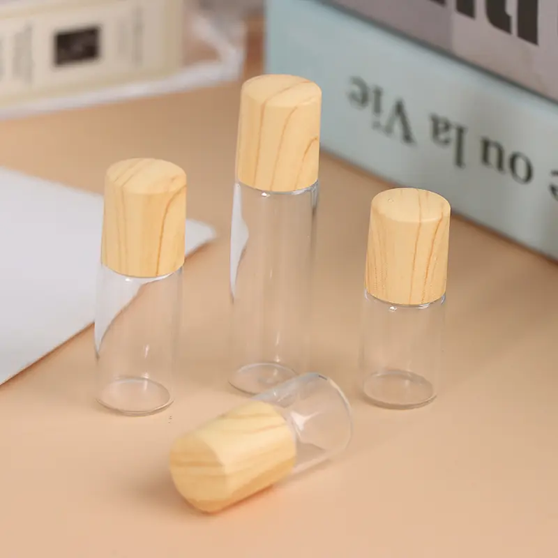 Chai Lăn, Có Thể Nạp Lại, Chất Liệu Thủy Tinh Rỗng, Có Thể Đựng Tinh Dầu Và Nước Hoa, Lọ, Có Các Dung Tích 1 / 2 / 3 / 5 Ml