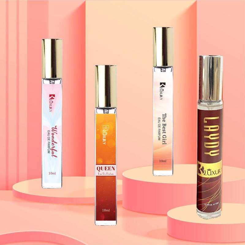 [ Bộ 4  Sang Chảnh ] Nước Hoa Nữ Perfume BK LUXURY Lady 10ml + The Best Girl 10ml + Wonderful 10ml + Queen 10ml - Perfume
