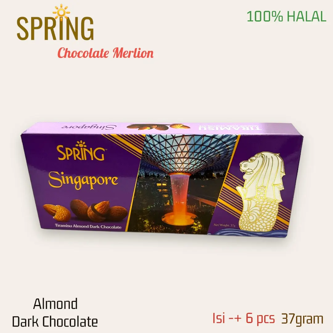 Coklat Box Singapore Merlion ( Spring ) 37gram HALAL Chocolate Camilan Food