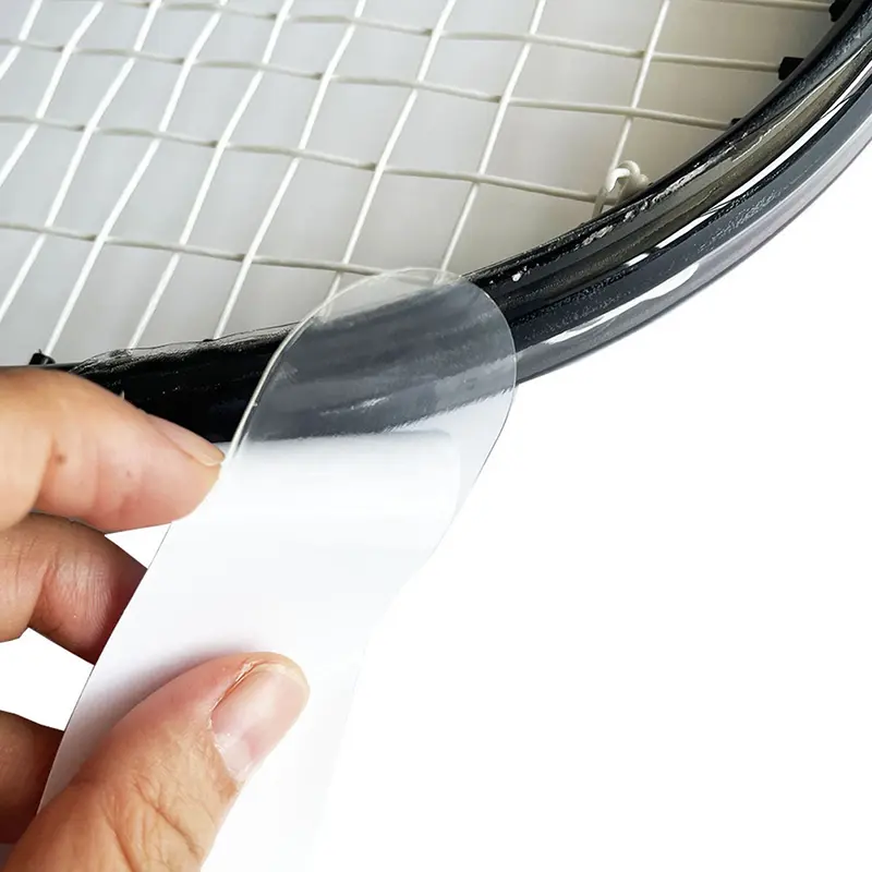 Băng Bảo Vệ Vợt Tennis Trong Suốt, Băng Bảo Vệ Đầu Mái Chèo, Miếng Dán Giảm Ma Sát, Băng Bảo Vệ TPU, Phụ Tùng Thể Thao 6
