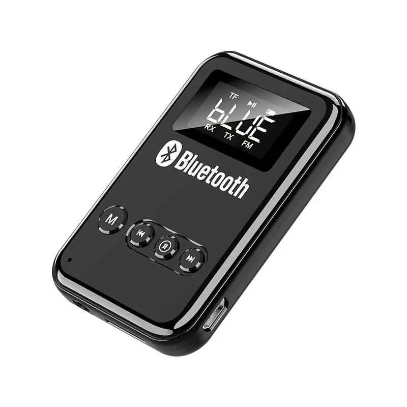 Audio Bluetooth 5.0 Transmitter Receiver Adapter AUX FM - K6 TKXEC 1
