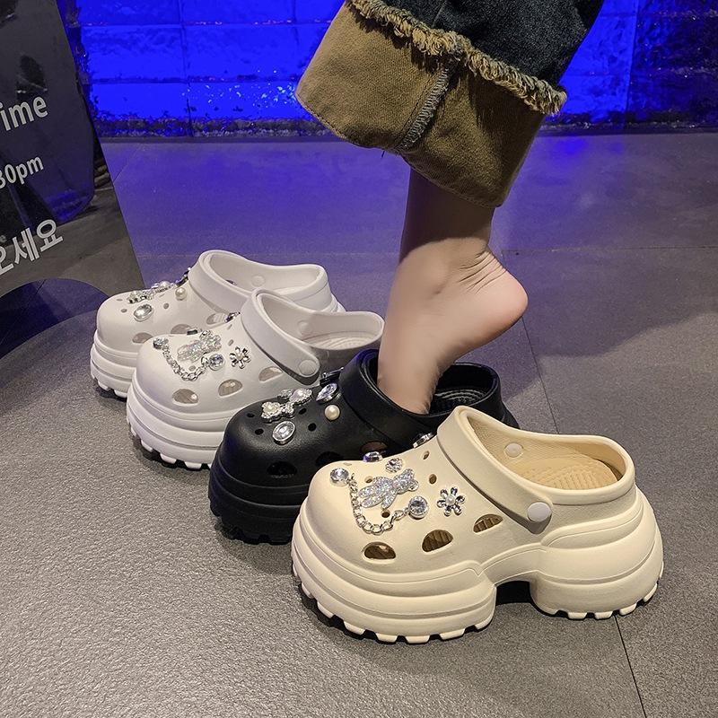  Dép nữ dép bánh mì cao 6CM dành cho nữ đế dày chất EVA mẫu mới kèm STICK thời trang mùa hè 2024   305   