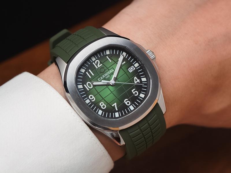 Product Introduction of Đồng Hồ Nam CARNIVAL 8130G [BEST SELLER] Máy Cơ Automatic Mặt Kính Sapphire Nguyên Khối Size 40MM | Bảo Hành 3 Năm 8