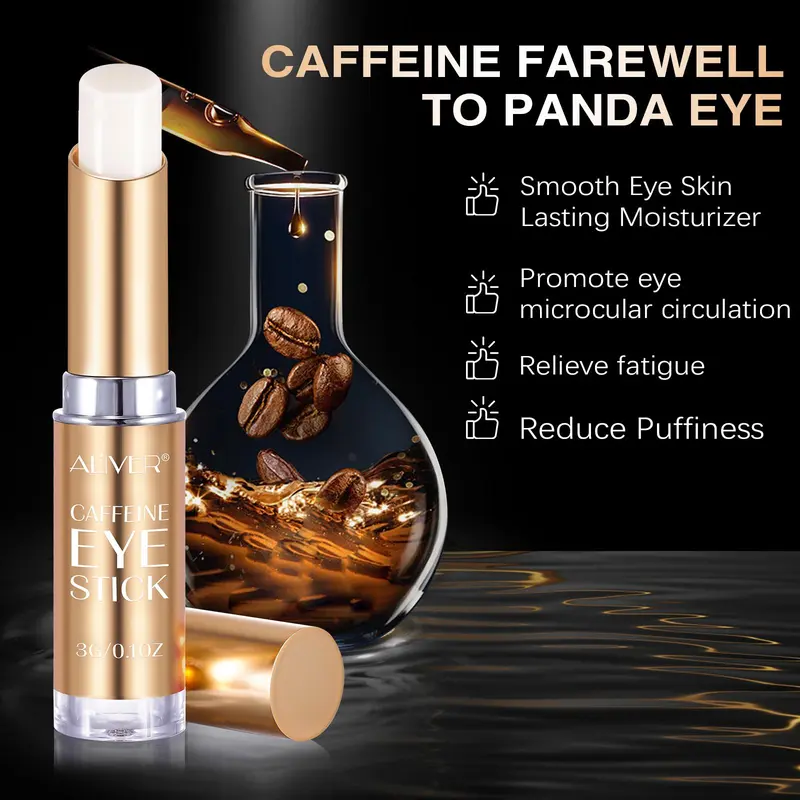 Caffeine Firming Professional Eye Care Cream Stick, Long-lasting Moisturizing Eye Stick, Beauty & Personal Care Product 6