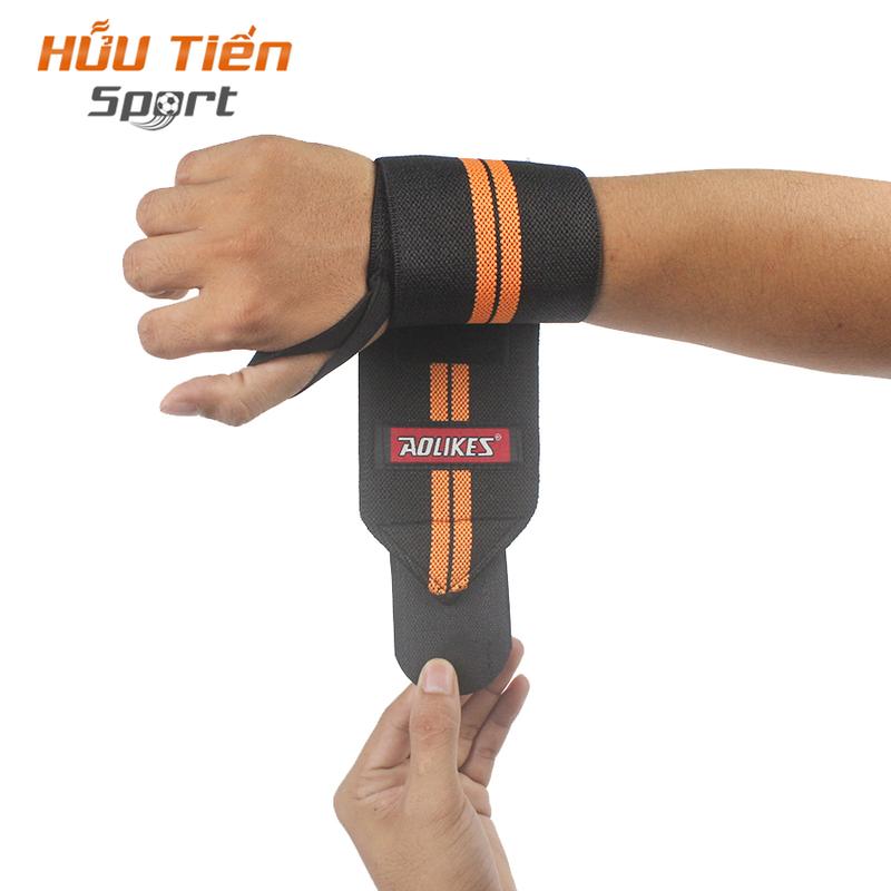Product Introduction of Băng Cổ Tay, Đai Cuốn Băng Quấn Bảo Vệ Cổ Tay Tập Gym Thể thao Thể Hình Nâng Tạ Tập Tạ Aolikes AL1538 ( Chiếc ) Tập Thể Dục Sport 4