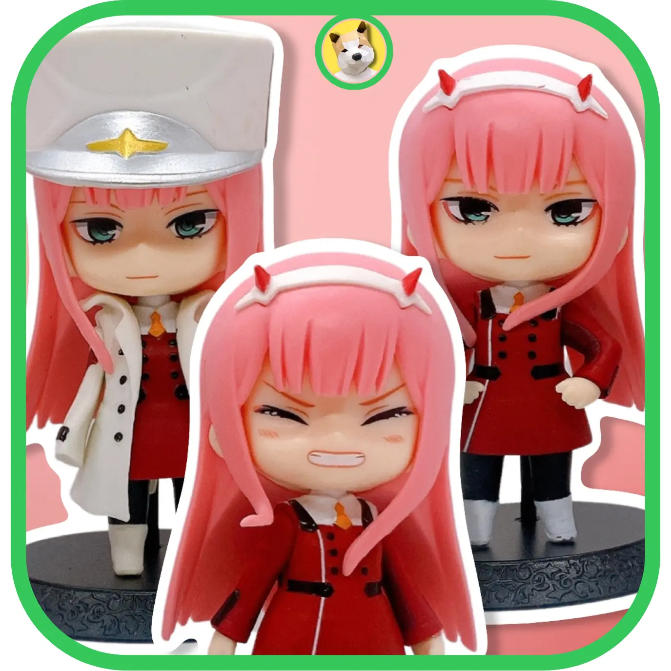 Mô hình Zero Two tóc hồng dễ thương Darling in the Franxx tiệm Đồ chơi Beocaz bền màu nhựa an toàn trang trí trưng bày