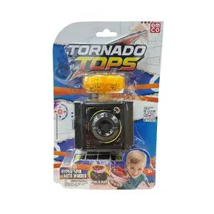 Mainan Emco Tornado Tops Hyper-Spin Auto Winder