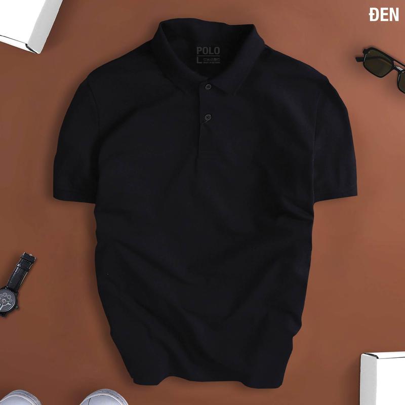Áo thun POLO trơn phối cổ sang trọng, chất liệu cao cấp, chuẩn form, thoáng mát, dễ dàng phối đồ Menswear Nam Shirt