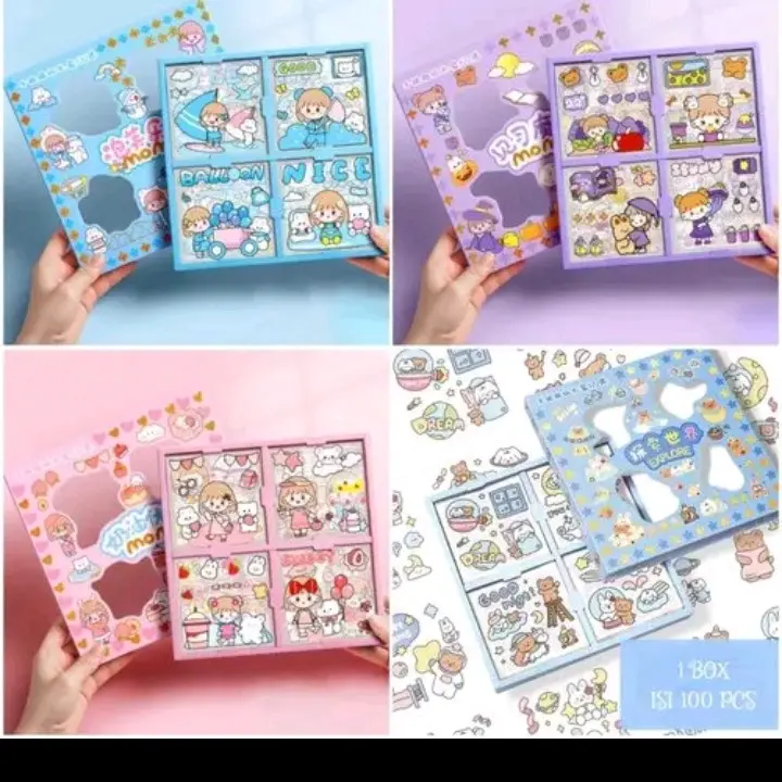 (bisa cod) Stiker Momo Lucu isi banyak bisa untuk anak dan dewasa 1
