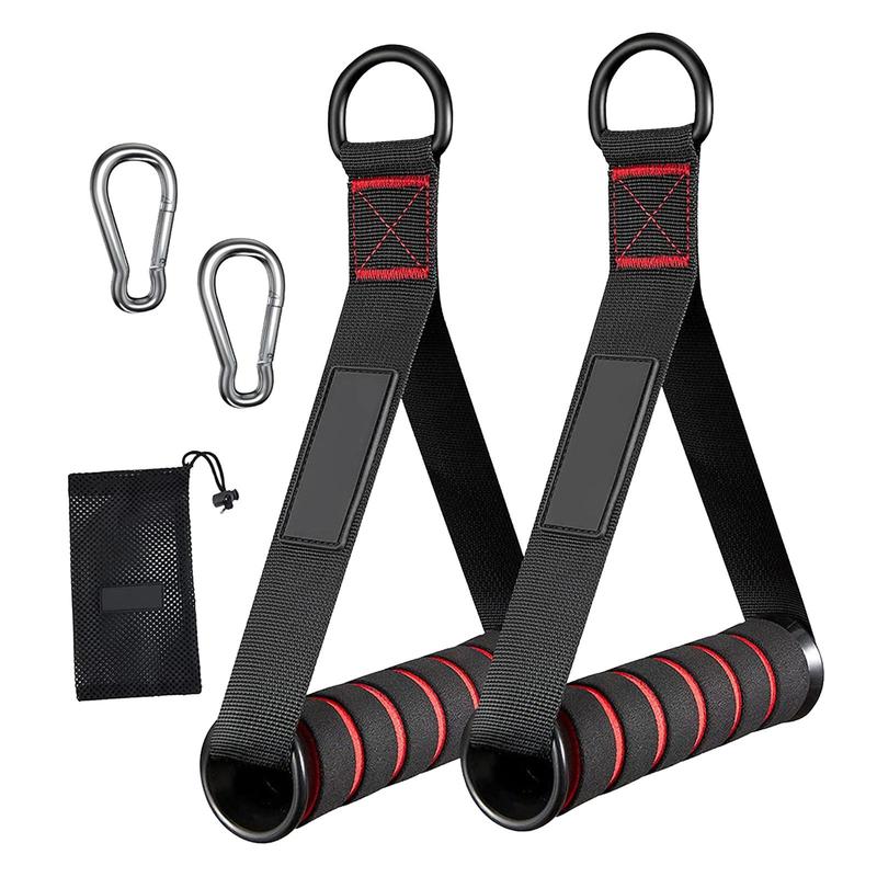Product Introduction of D-Ring Gym Handles Grip Workout Cable Machine Lightweight Handle with Hook Fitness Resistance Accessories for Muscle Training 21