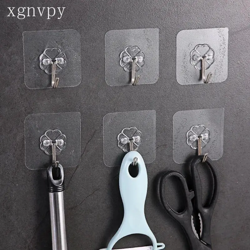 Móc Áo Khoác Và Mũ, Không để lại dấu vết, Mạnh Mẽ, Xgnvpy, Cuộc Sống Gia Đình, Móc Dính, Thích Hợp Cho Chìa Khóa Và Ô, Cắt Không Cần Đục Lỗ, 0