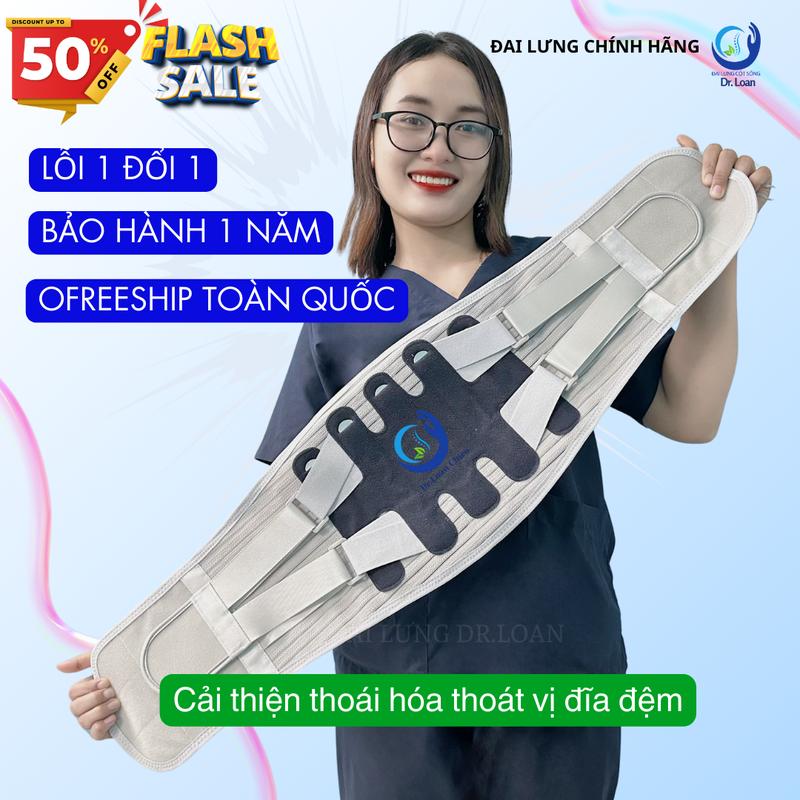 Đai Lưng Cột Sống Dr.Loan Hỗ trợ thoái hóa, Thoát vị đĩa đệm, Đau thần kinh tọa, Sai lệch cong vẹo cột sống