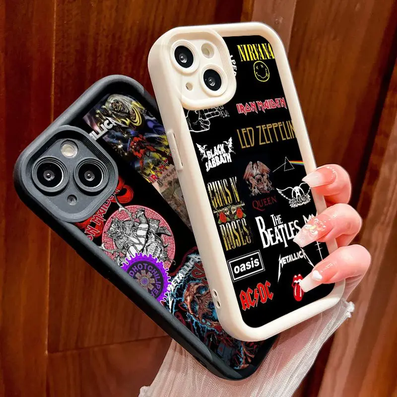 Casing Untuk IQOO Z9 5G Neo U5x Z6 5G Z7i Silicon Case Keren Punk Shockproof Cashing