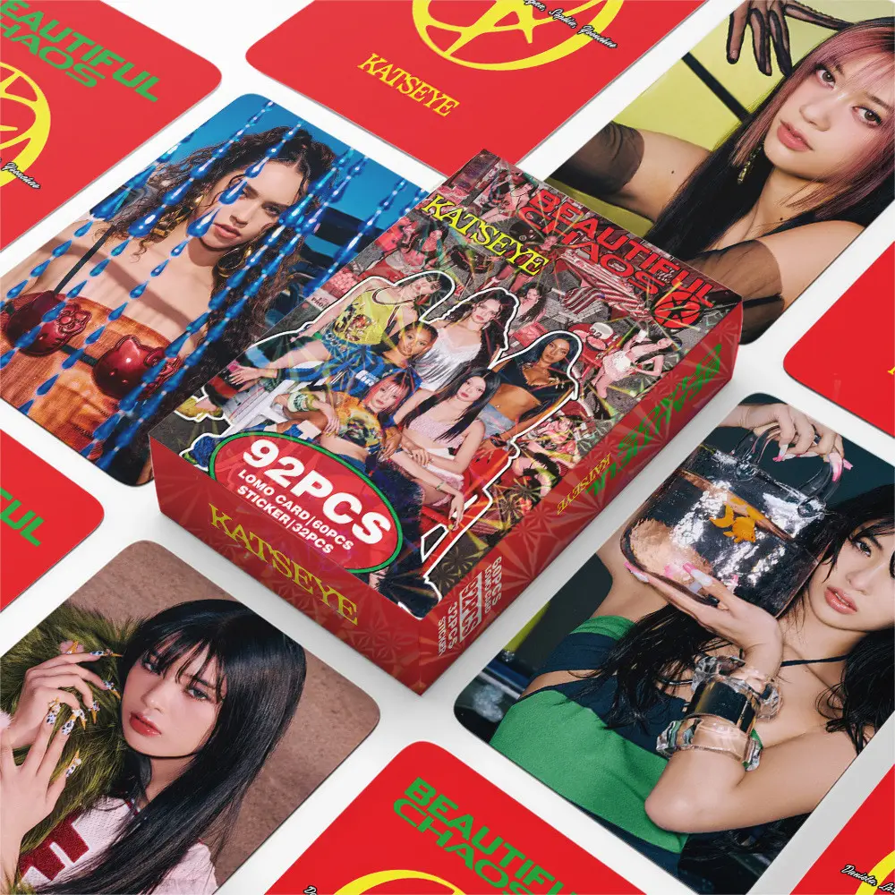 KATSEYE CARD Sticker BEAUTIFULCHAOS SOPHIA LARA Yoonchae MEGAN