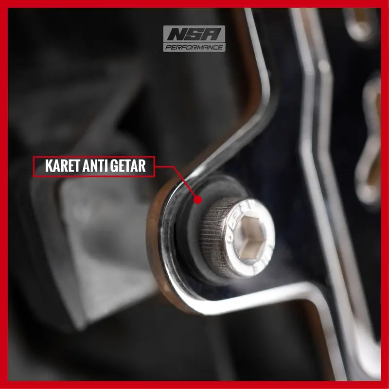 NSA COVER CVT NMAX NEW AEROX NEW AEROX OLD TUTUP CVT YAMAHA NMAX AEROX NEW COVER CVT AKRILIK 1 SET DENGAN RING BAUT TWO TONE Motor Motorcycle Karet 3
