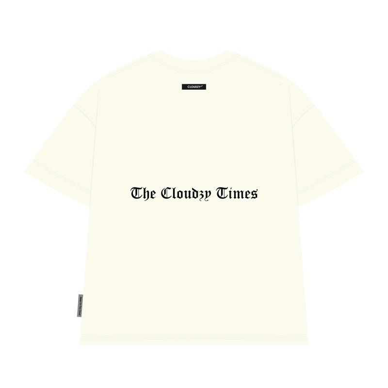Product Introduction of Áo thun boxy nam local brand Cloudzy unisex phông tay lỡ nữ cotton phối màu form rộng boxy cổ tròn đen oversize THANKFUL240GMS Sản phẩm 10