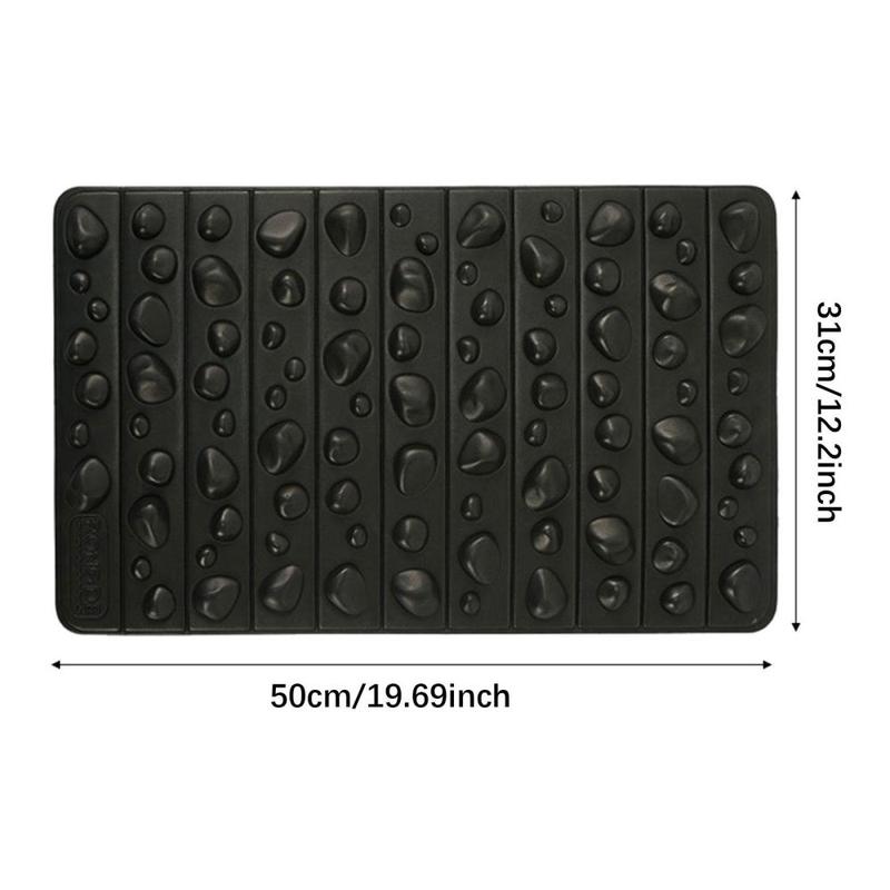 Product Introduction of Foot Massage Mat Imitation Cobblestone Massage Pad for Living Room Home Yoga 0