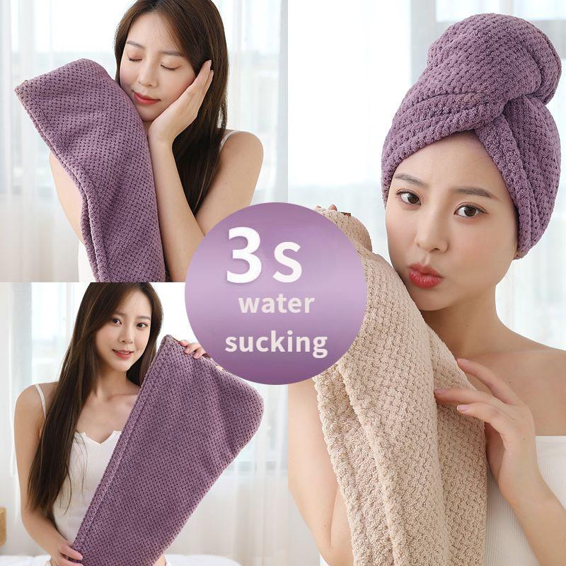 Quick-Drying Cap Dry Fur Caps Super Absorbent Quick-Drying Hair ...