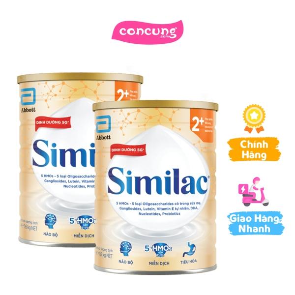  Combo 2 Sữa Similac 2+ 1,6kg  Từ 2 tuổi  