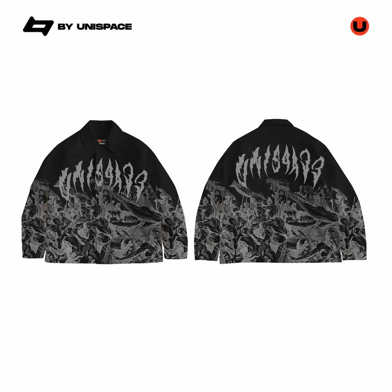 Áo khoác jacket local brand By UniSpace form rộng unisex nam nữ Chaotic