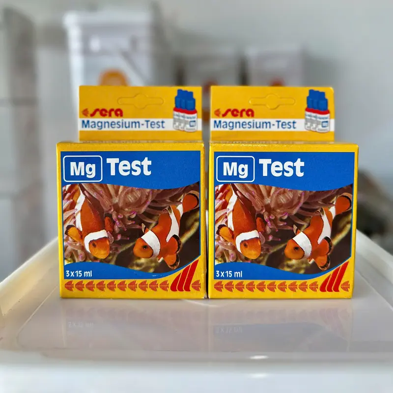 Bộ Test Sera, Đức - Đo Các Chỉ Tiêu Chất Lượng Nước: Cl₂, pH, kH, NO₂, NO₃, NH₄/NH₃, Ca, Mg, Fe, 7
