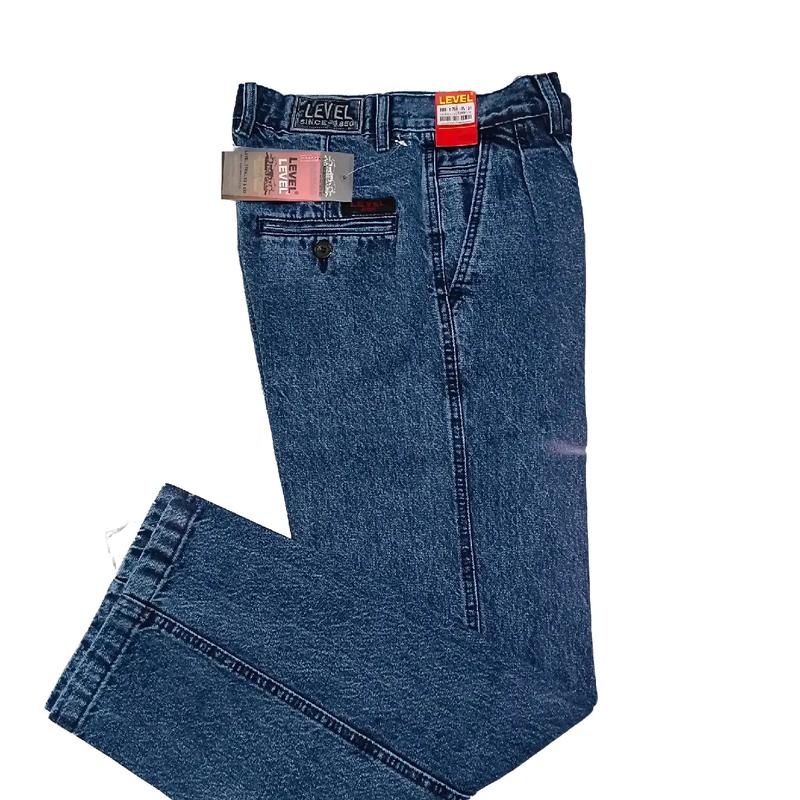 Quần jeans thụng túi chéo nam trung 2 li