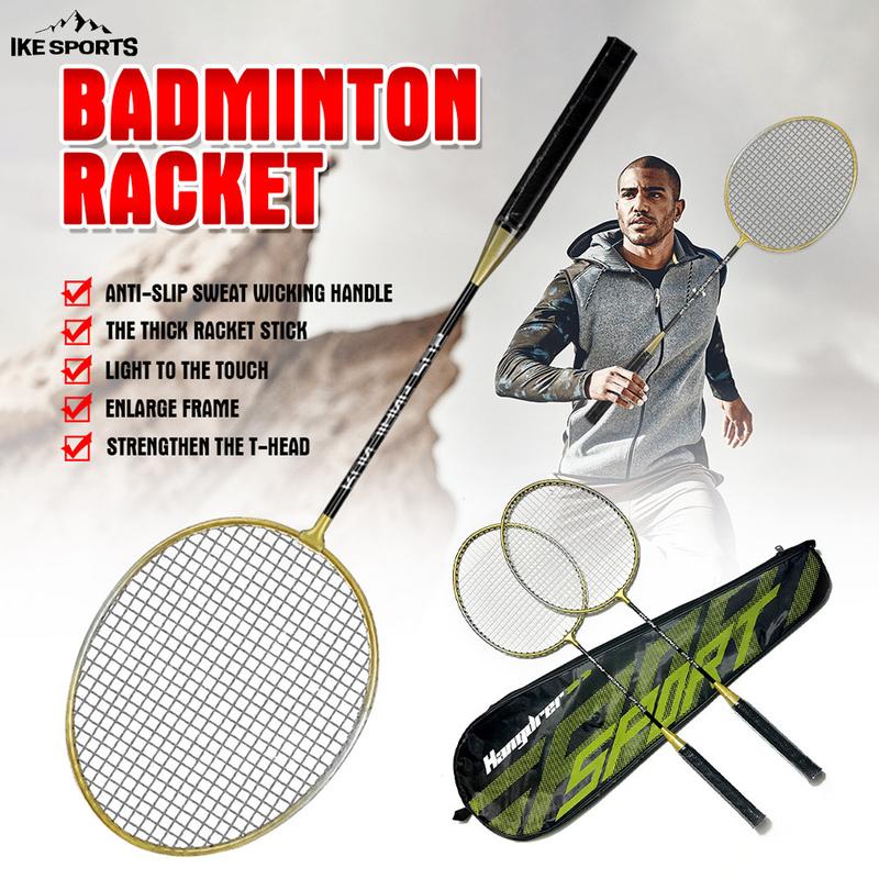Biginers Batminton Rackets Original By Beginners Badminton Set 2Pcs Double Racket with Ultralight ...