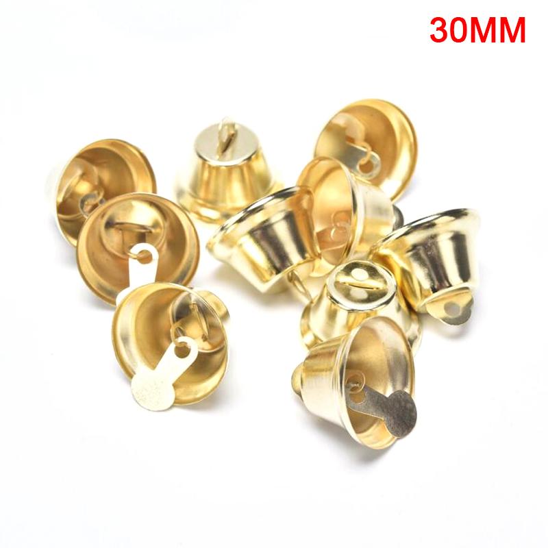 Product Introduction of 10Pcs Small Jingle Bells  Bells Christmas Tree Party Decoration DIY Craft 35