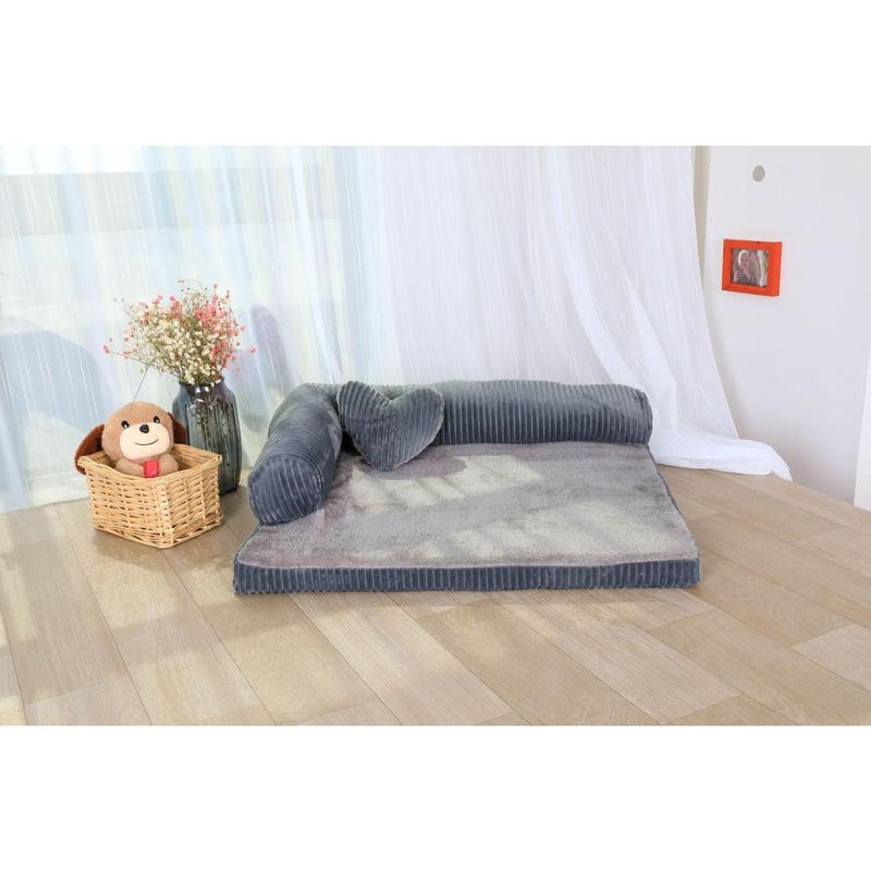 Nhà cho chó, Hoàn toàn có thể tháo rời và giặt được, Ghế Sofa cho chó, Thích hợp cho chó Lớn, Trung Bình và Nhỏ Giường cho thú cưng, Nhà cho chó 8