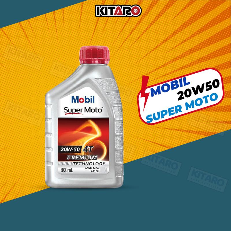 Dầu Nhớt MOBIL SUPER MOTO 20W50 800ml Dành Cho Xe Máy