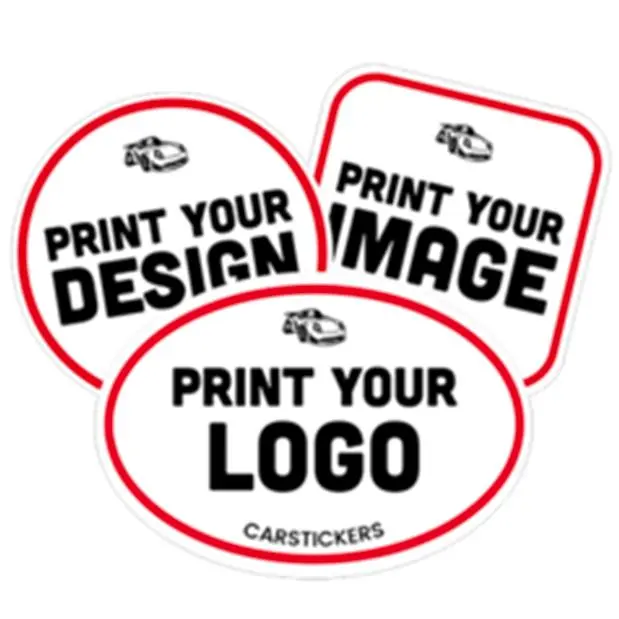 Print Your Logo Sticker per piece Waterproof for Motorcycle / Cars