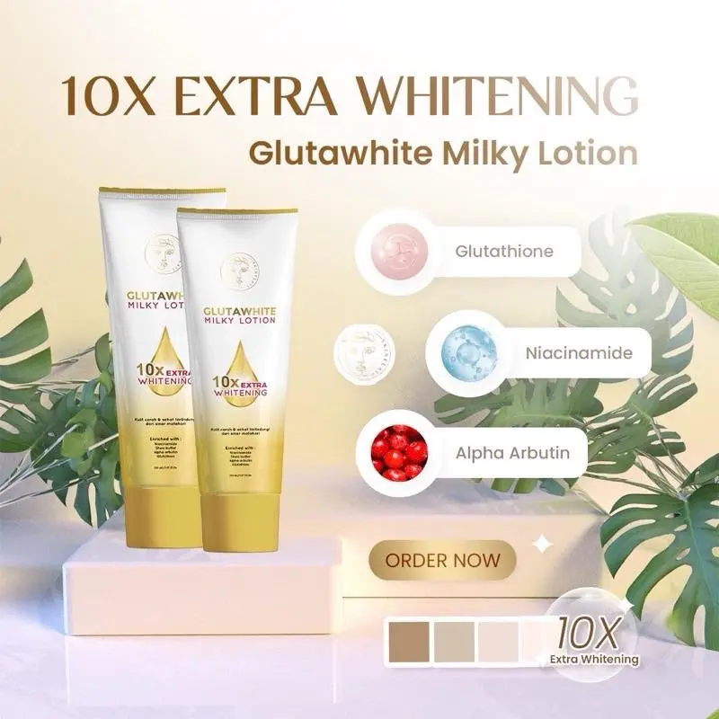 SKINFLAIR - GLUTAWHITE MILKY LOTION 150ML LOTION SKINFLAIR GLUTA WHITE LOTION MILKY BOOSTER TONE UP | ORIGINAL PRODUK 2