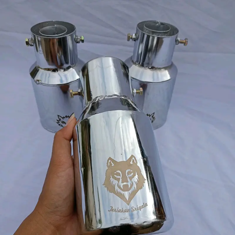 KNALPOT SERIGALA TRUK CANTER ENGKEL HINO DYNA TRUK BOX GIGA ELF NMR71 TRUK DUMP DLL sistem Baut 0