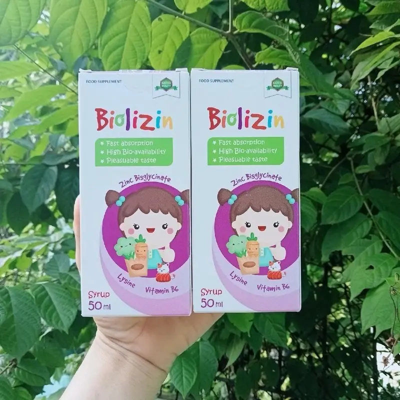 THỰC PHẨM BỔ SUNG BIOLIZIN KẼM ĂN NGON CHO BÉ (50ml) 3