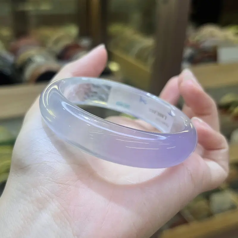 Vòng dá Fluorite màu tím dành cho nữ đeo hàng ngày 4